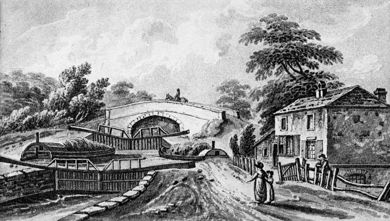 Tři zámky ve Stoke Hammond, Buckinghamshire od Unbekannter Künstler