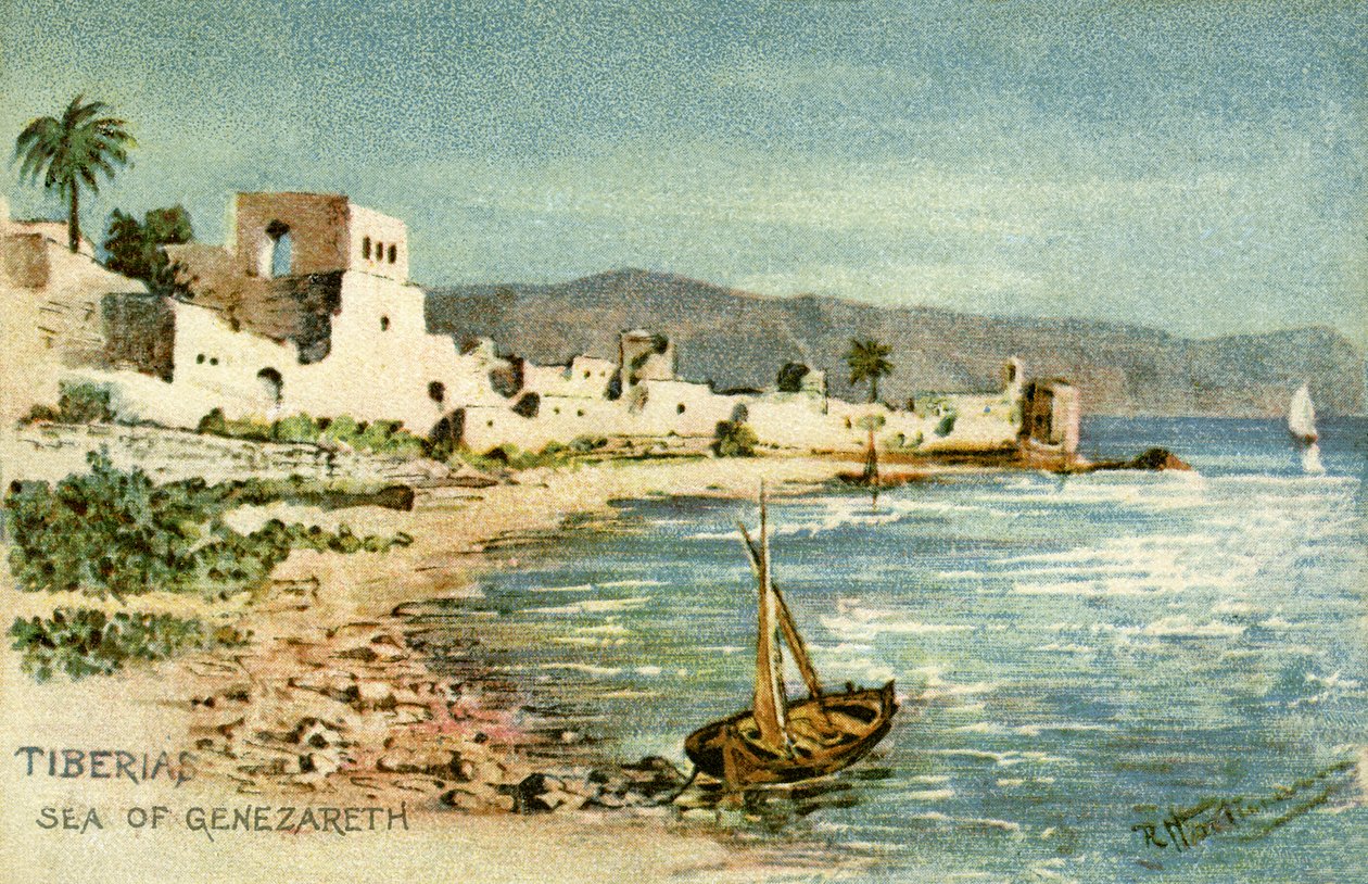 Tiberias – Genezaretské moře od Unbekannter Künstler