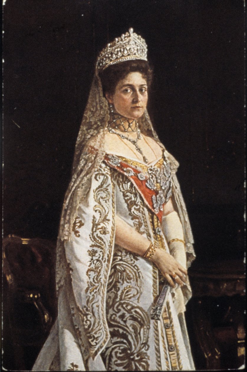Carevna Alexandra Fjodorovna (1872-1918). od Unbekannter Künstler