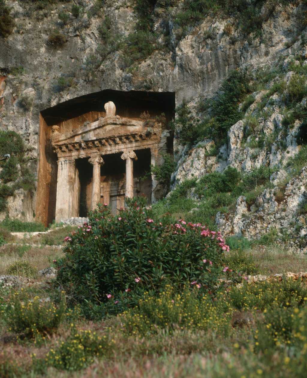 Turecko, Lycia, Fethiye (Telmessos), Amyntasova hrobka, 4. století př.n.l. od William M. Timlin