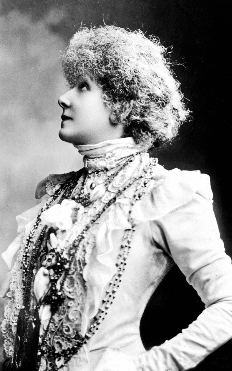 Spojené království: Herečka Sarah Bernhardt (22/9/1844-26/3/1923) od Unbekannt