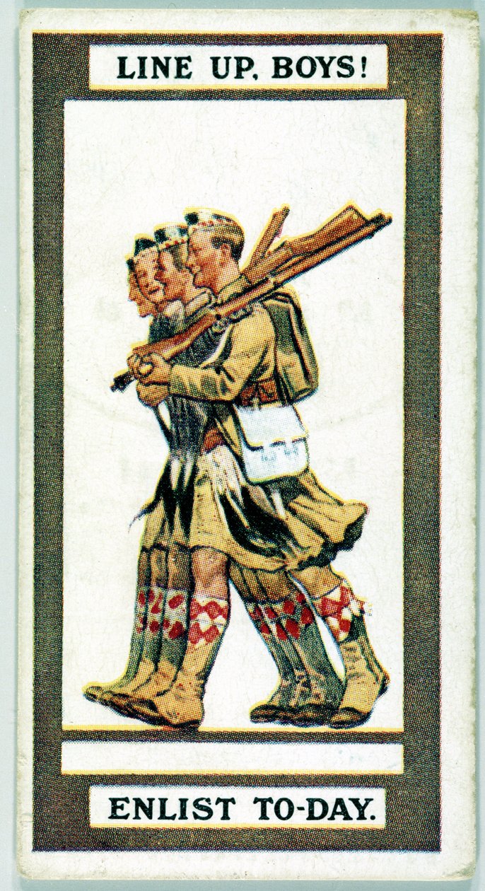 Spojené království : Cigaretové karty - WW1 Recruiting od Unbekannt