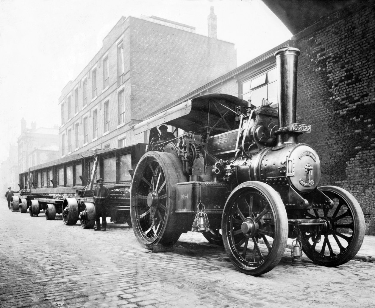 Velká Británie : Trakční motor Tažení nákladu. Manchester, c1904 od Unbekannt