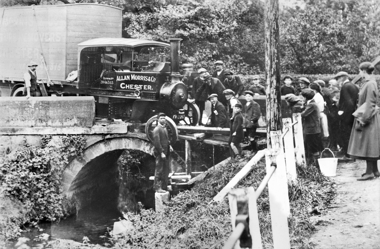 Spojené království : Steam Wagon Accident, Cheshire od Unbekannt