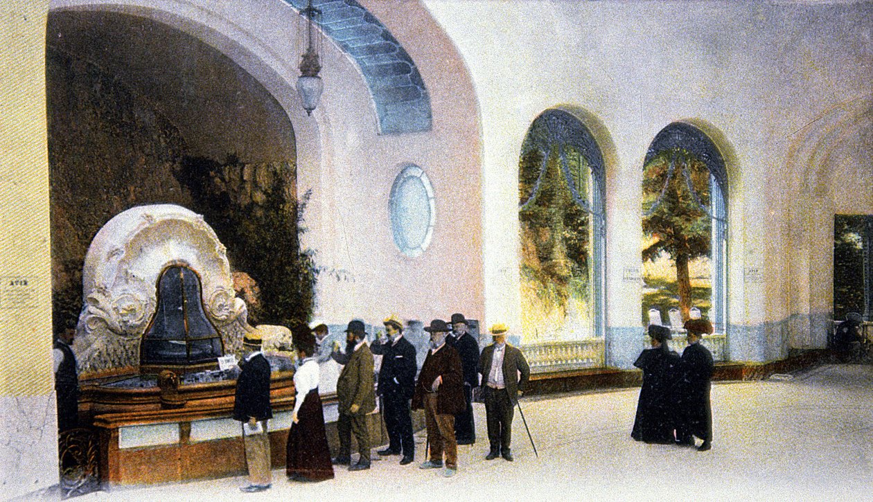 Vichy, pramen Celestins, asi 1910 (pohlednice) od Unbekannter Künstler