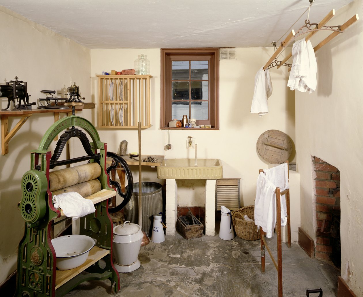 Viktoriánská Scullery (foto) od Unbekannt