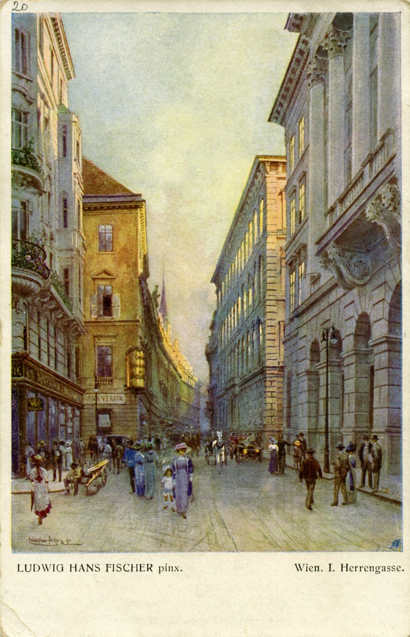 Vídeň, Rakousko: Herrengasse od Unbekannter Künstler