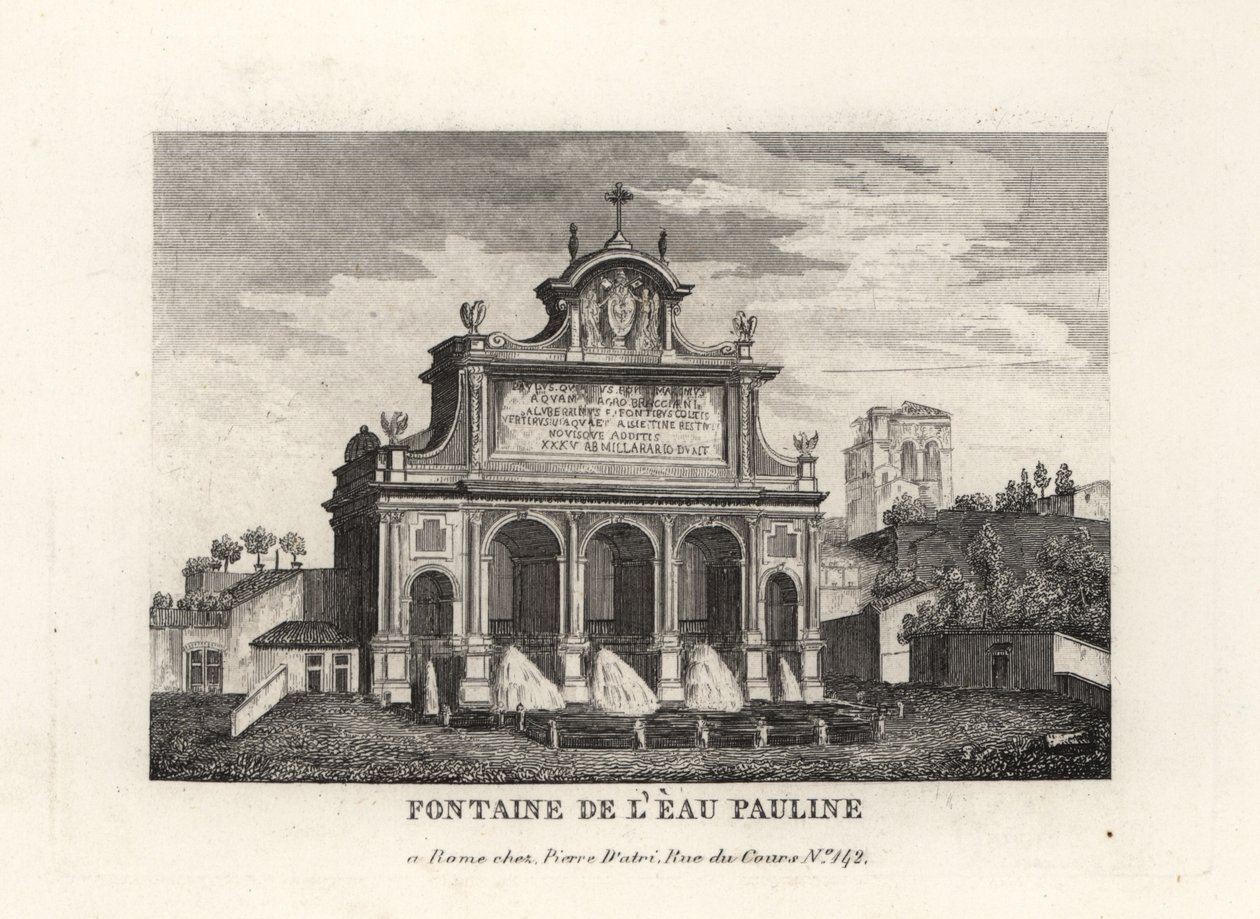 Pohled na Fontana dell
