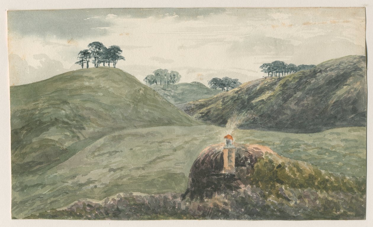 Walton-on-the-Hill – Cannock Chase: malba vodovými barvami a [?19. století] od Unbekannt