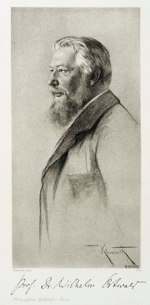 Wilhelm Ostwald, lotyšský chemik, c 1910 od Unbekannt