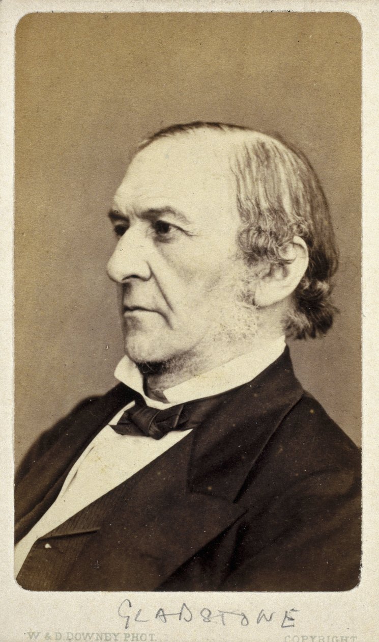 William Ewart Gladstone, anglický liberální státník, c 1870 od Frederick (attr. to) Barnard