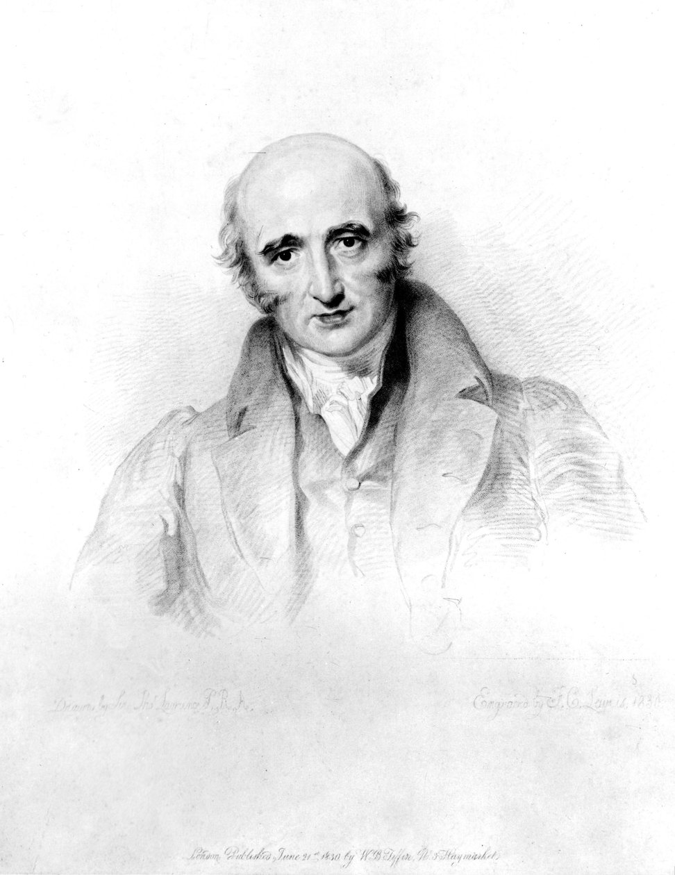 William Hyde Wollaston, anglický chemik a metalurg, c 20. léta 19. století Lewisova rytina podle malby od Sira Thomase Lawrence (1769-1830) Williama Hyde Wollastona (1766-1828), anglického chemika a metalurga od Unbekannt
