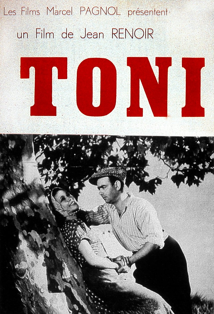 Filmový plakát Toni od JeanRenoira 1934 od Unbekannt
