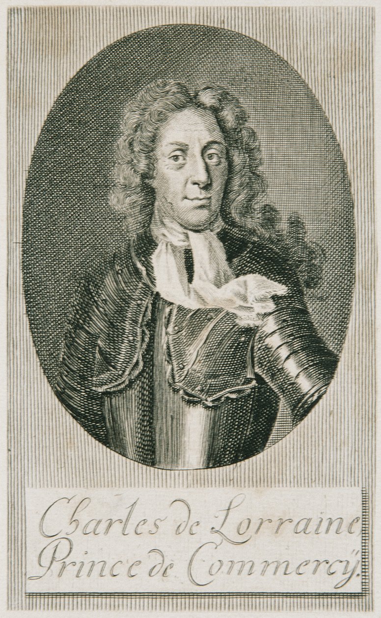 Karel V. Leopold vévoda lotrinský od Unbekannter Stecher