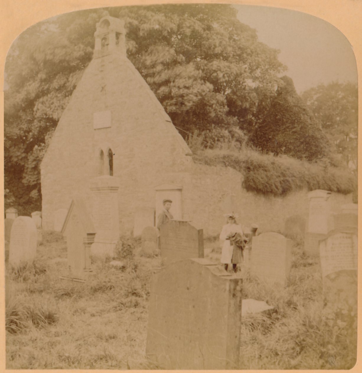 Auld Kirk, Ayr, Skotsko, 1897. od Underwood and Underwood