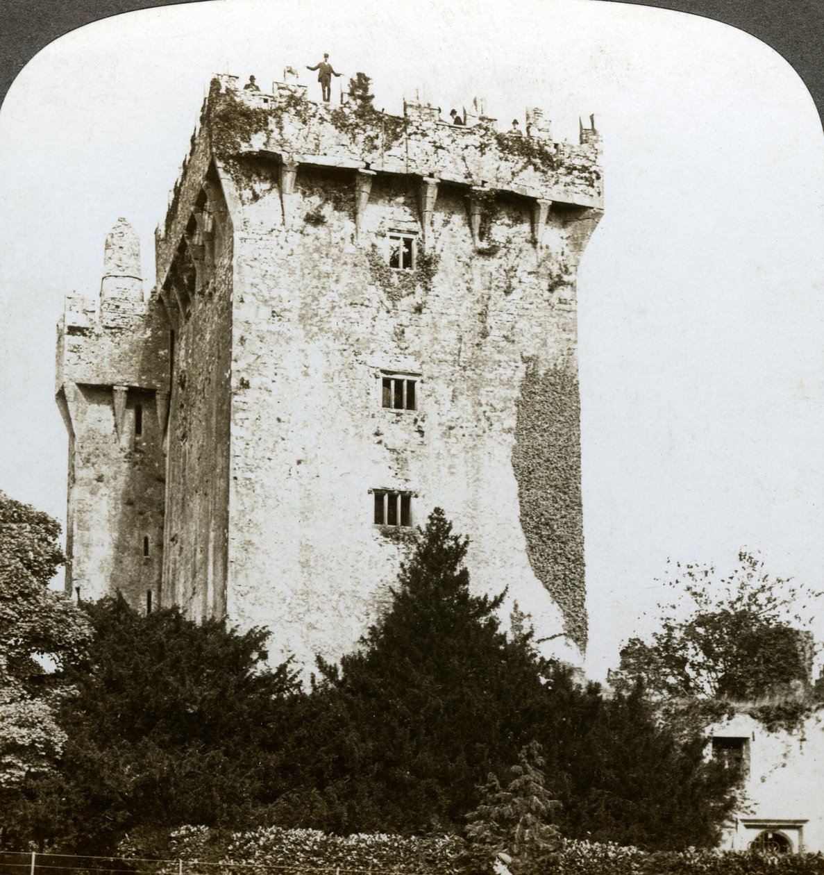 Blarney Castle, Cork, Irsko. od Underwood and Underwood