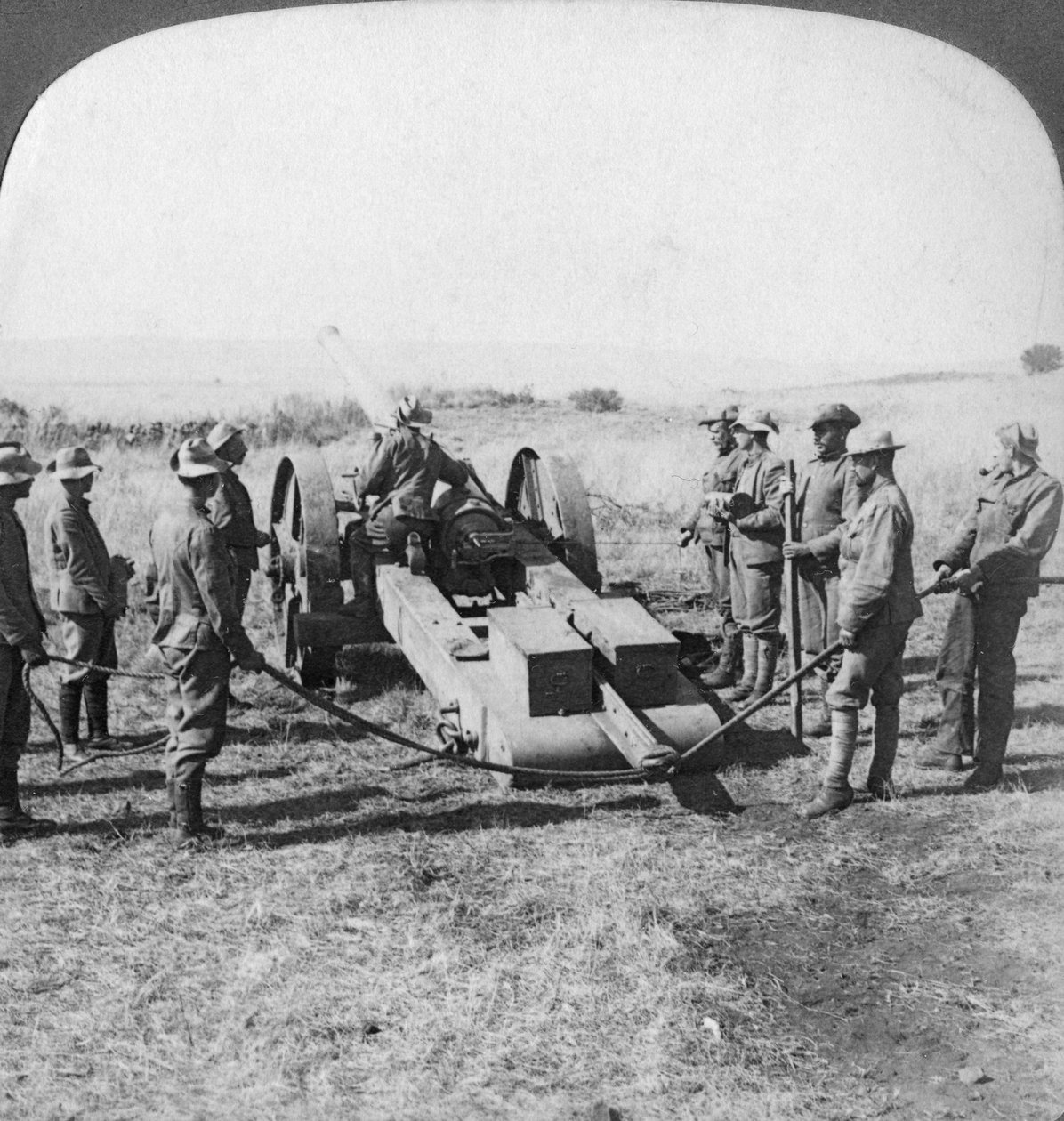 Britské námořní dělo, Jižní Afrika, Búrská válka, 1900 od Underwood and Underwood