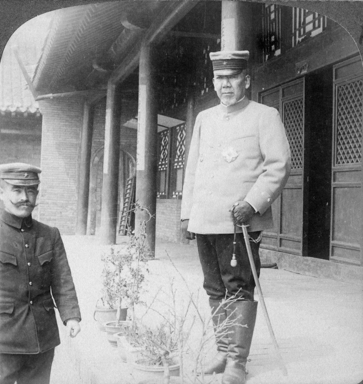 Polní maršál Marquis Oyama Iwao, japonský voják, Mukden, Manchuria, 1906 od Underwood and Underwood