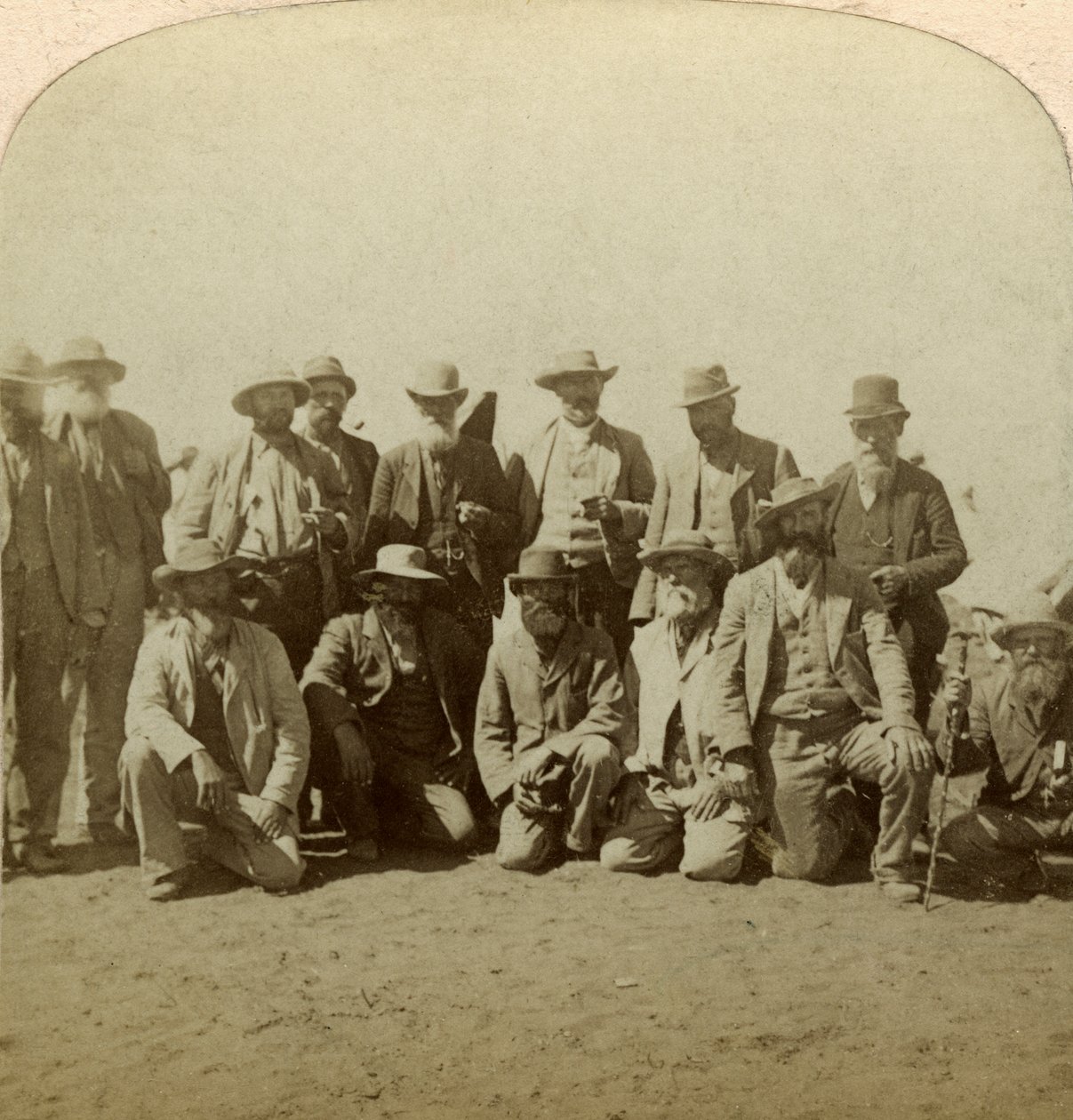 Hlavní velitelé generála Cronjese po kapitulaci, Jižní Afrika, Búrská válka, 1900. od Underwood and Underwood