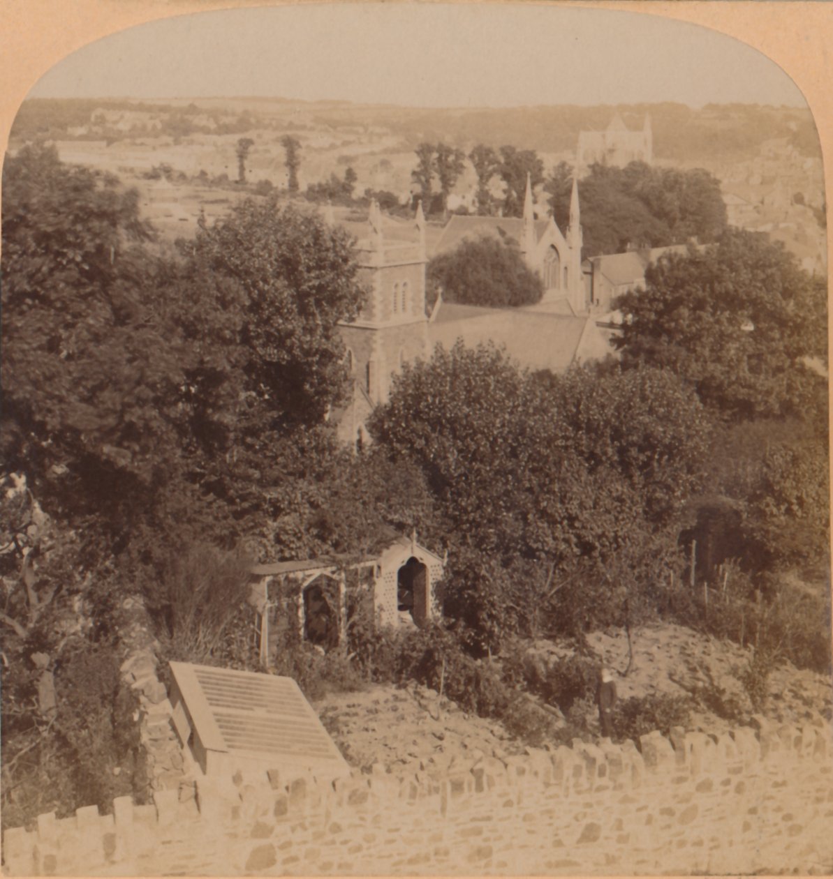 Celkový pohled na Truro, Cornwall, Anglie, 1900. od Underwood and Underwood