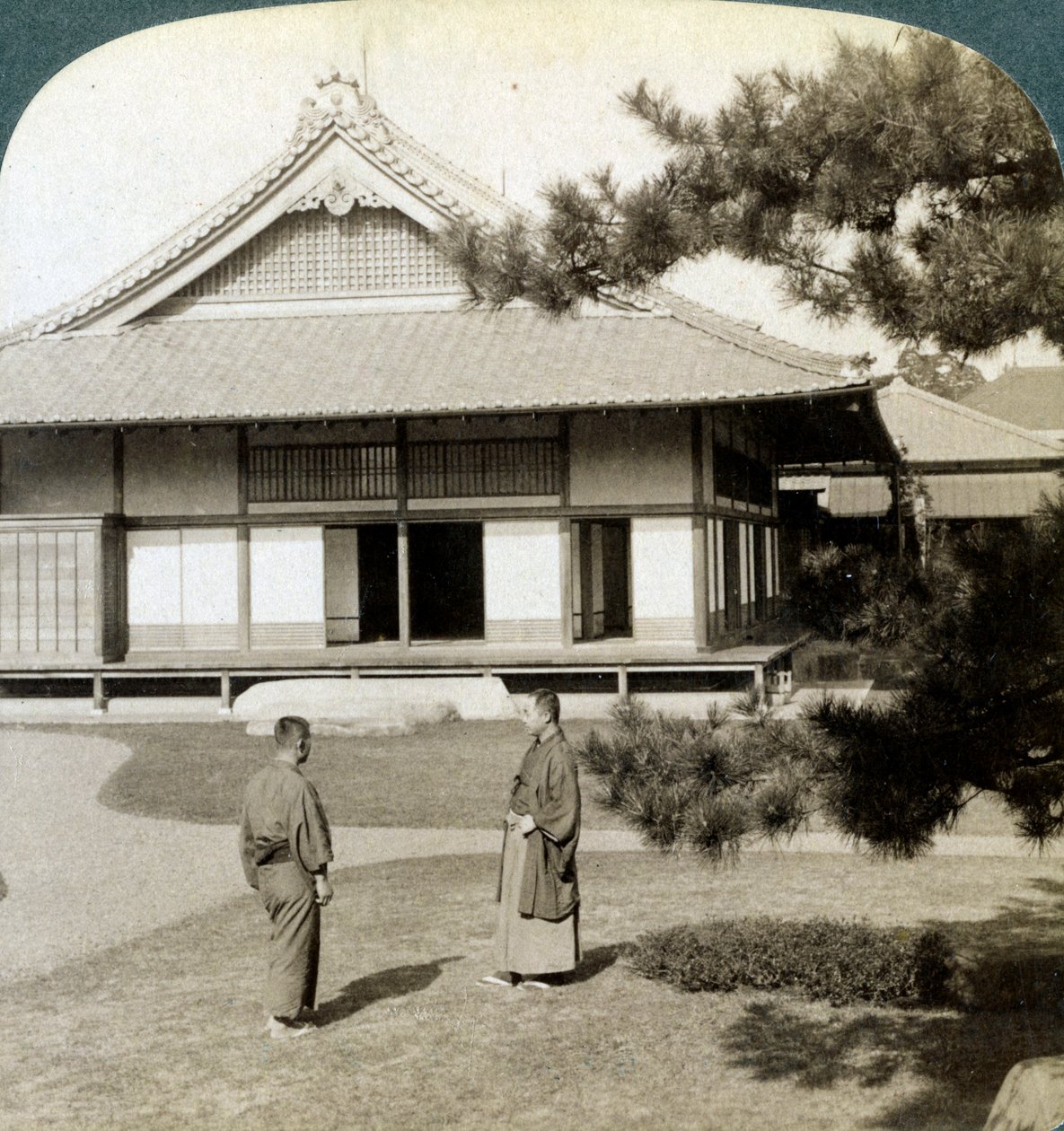 Domov hraběte Okumy, Tokio, Japonsko, 1904 od Underwood and Underwood
