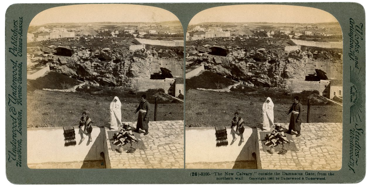 Jeruzalém při pohledu z Damašské brány, Palestina, 1901. od Underwood and Underwood