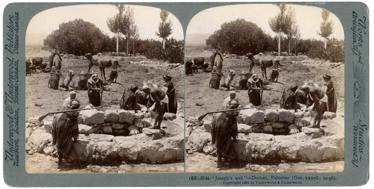 Josephs Well, Dothan, Palestina, 1900. od Underwood and Underwood