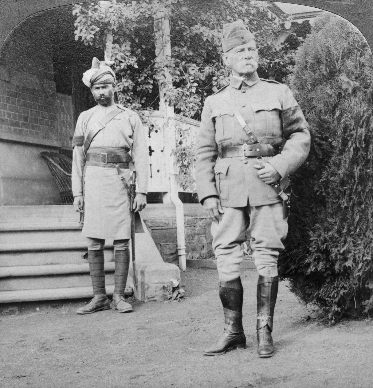 Lord Roberts, vrchní velitel britských armád, Jižní Afrika, búrská válka, 1900-1901. od Underwood and Underwood