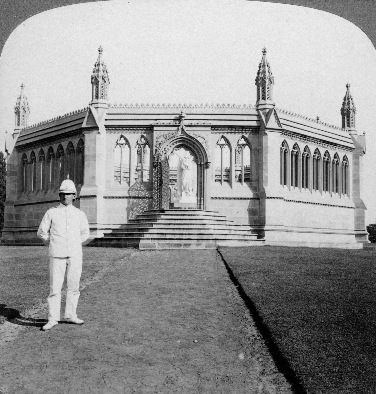 Památník britských žen a dětí zavražděných během indické vzpoury, Cawnpore, Indie, 1903. od Underwood and Underwood