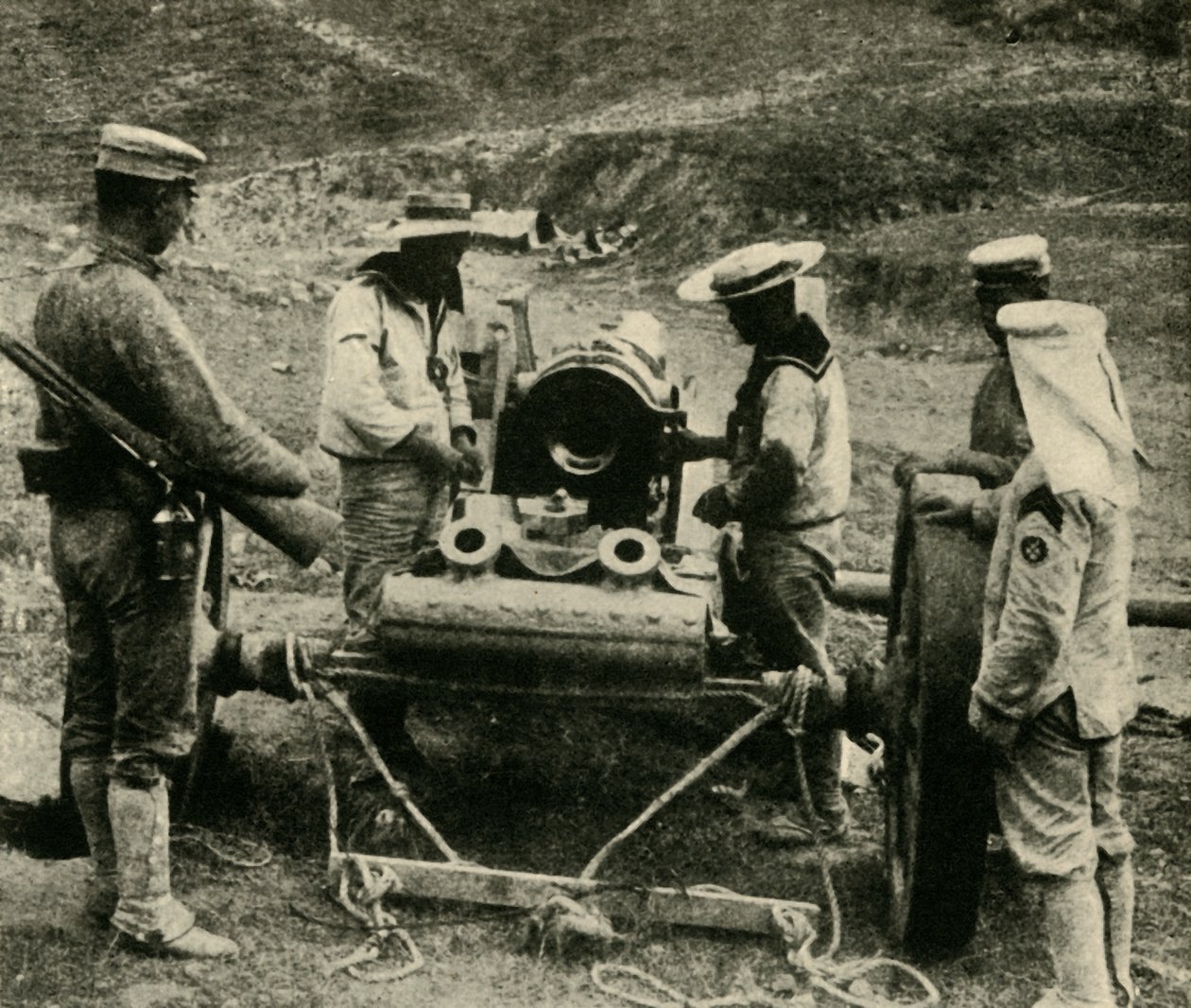Naši spojenci na Dálném východě: Japonští námořníci..., 1914-1918, c1920. od Underwood and Underwood
