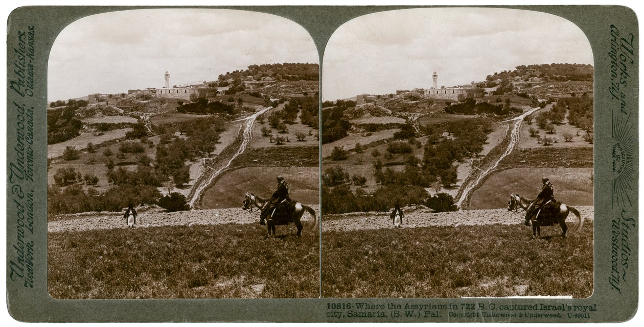 Samaří, jihozápadní Palestina, 1900. od Underwood and Underwood