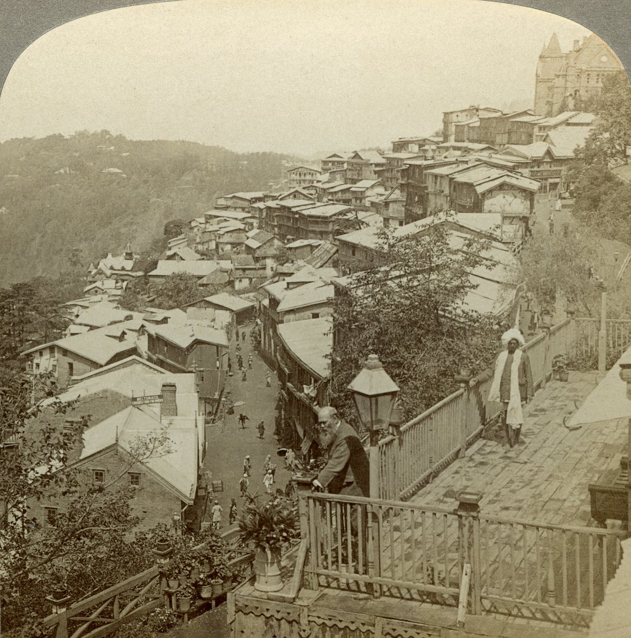 Simla, letní hlavní město Indie, 1900. od Underwood and Underwood