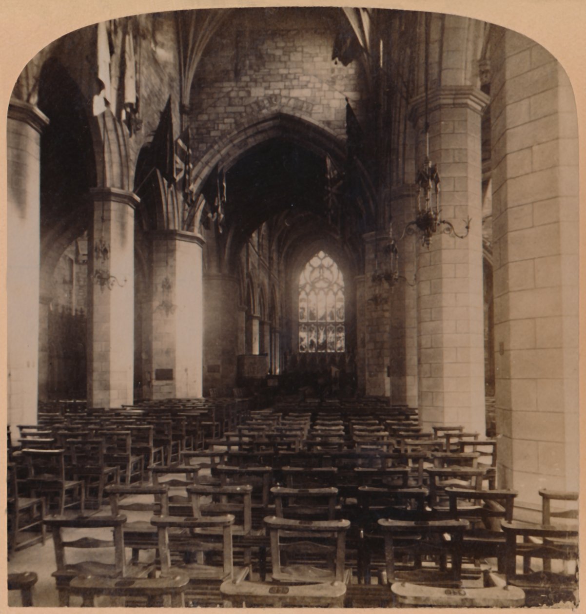 Katedrála svatého Jiljí, Edinburgh, Skotsko, 1896. od Underwood and Underwood