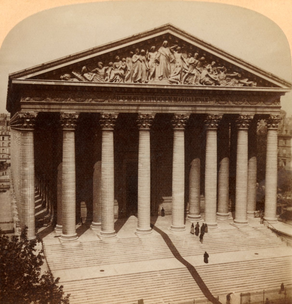 Kostel Madeline, Paříž, Francie, 1900. od Underwood and Underwood