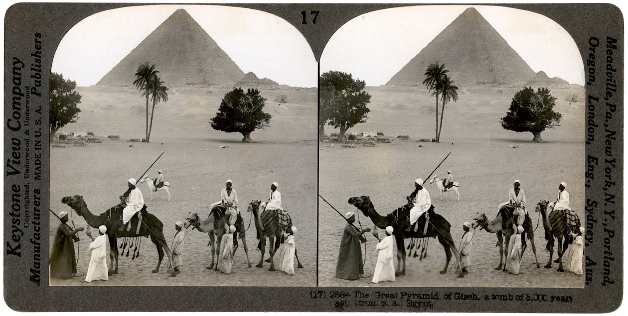 Velká pyramida v Gíze, Egypt, 1905. od Underwood and Underwood