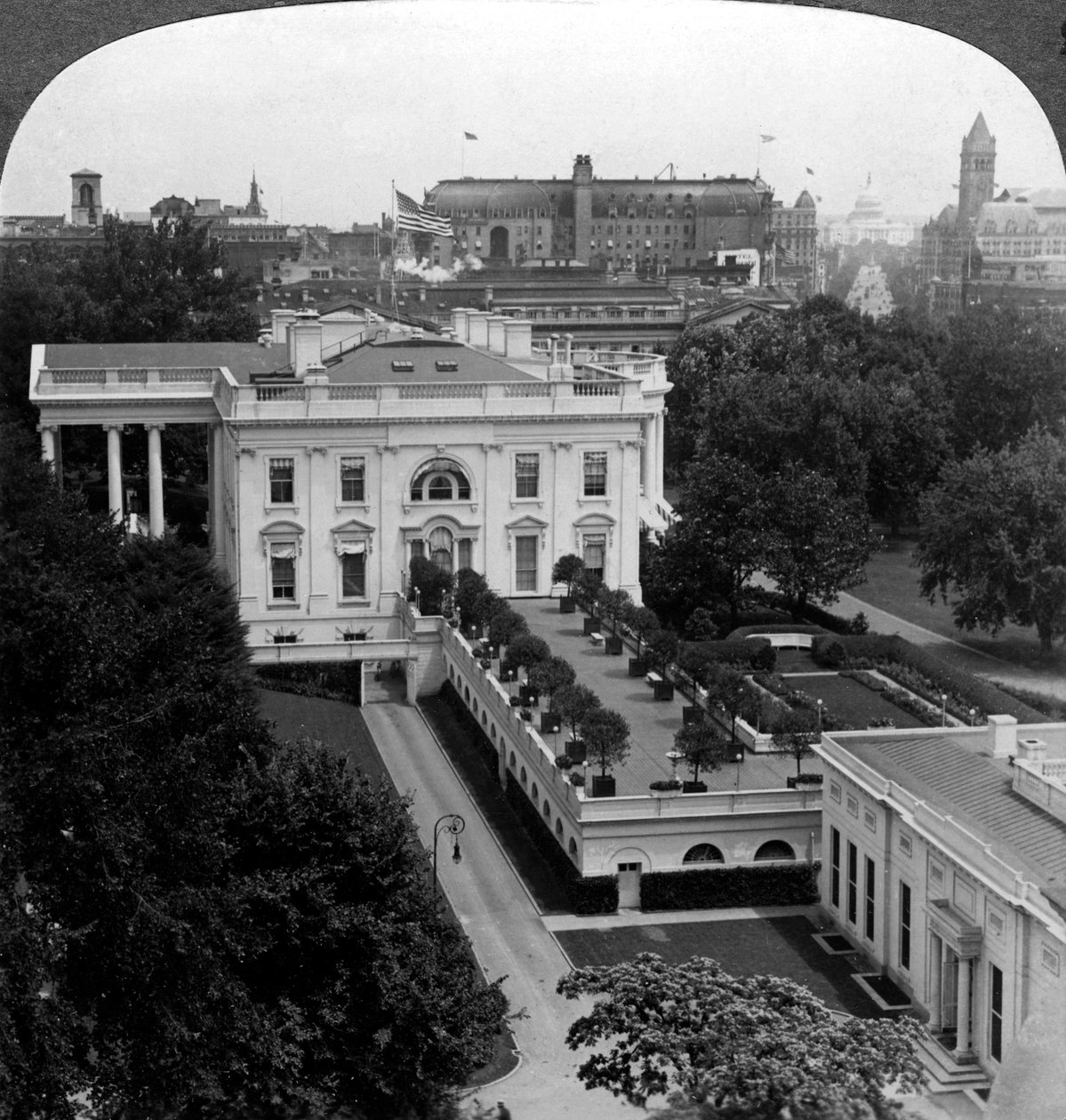 Bílý dům, Washington DC, USA. od Underwood and Underwood