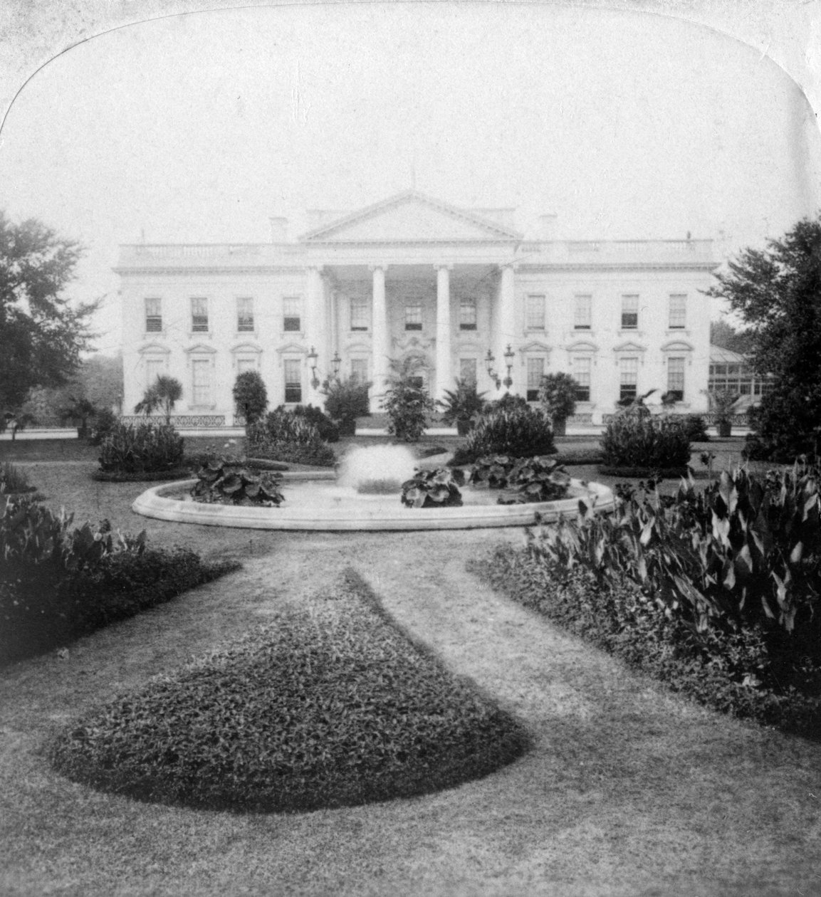 Bílý dům, Washington, DC., USA, konec 19. století. od Underwood and Underwood