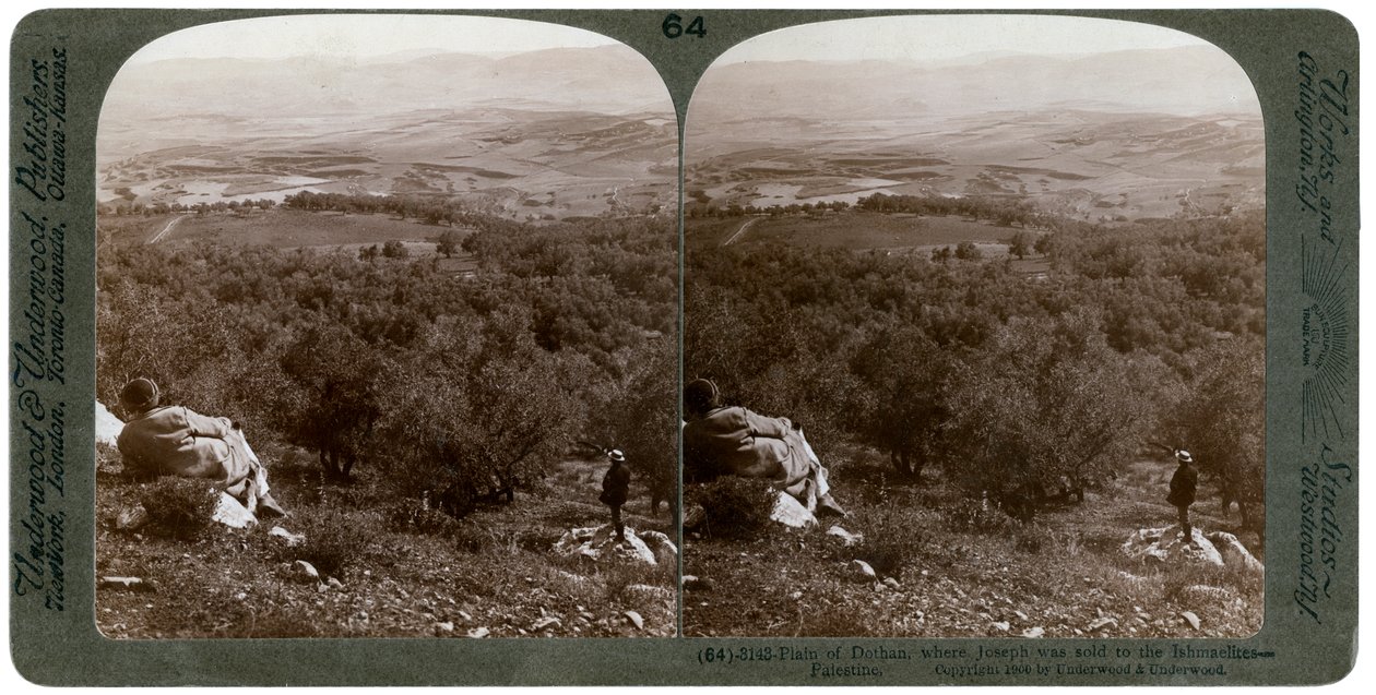 Planina Dothan, Palestina, 1900. od Underwood and Underwood