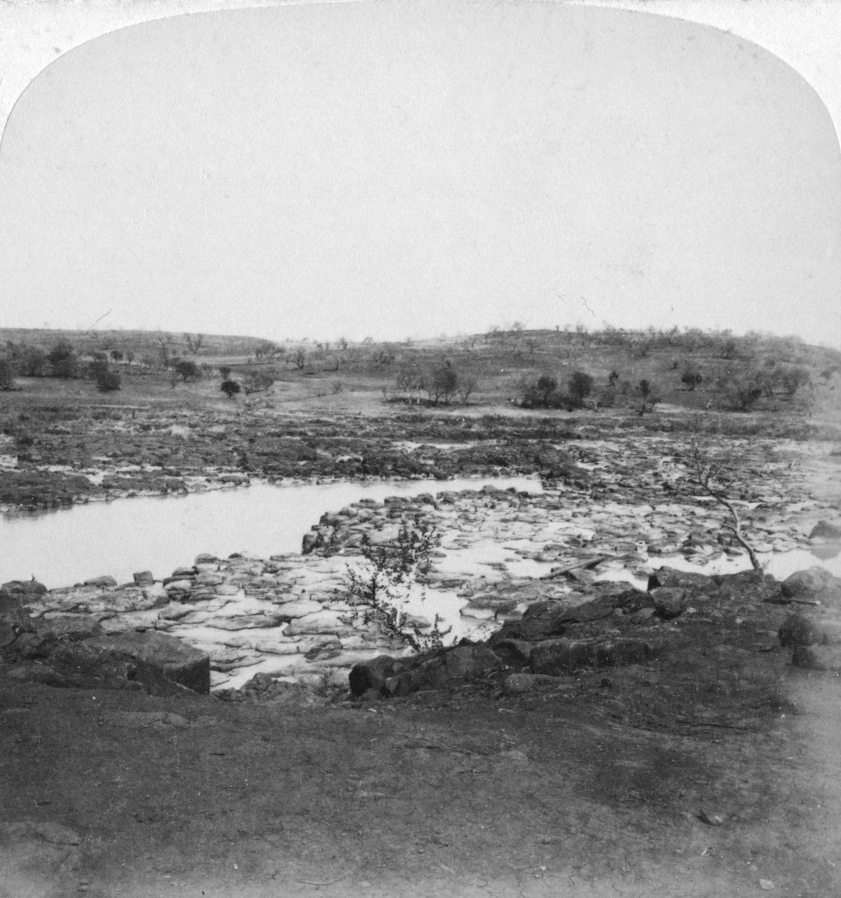 Řeka Tugela, Natal, Jižní Afrika, Búrská válka, 1901 od Underwood and Underwood