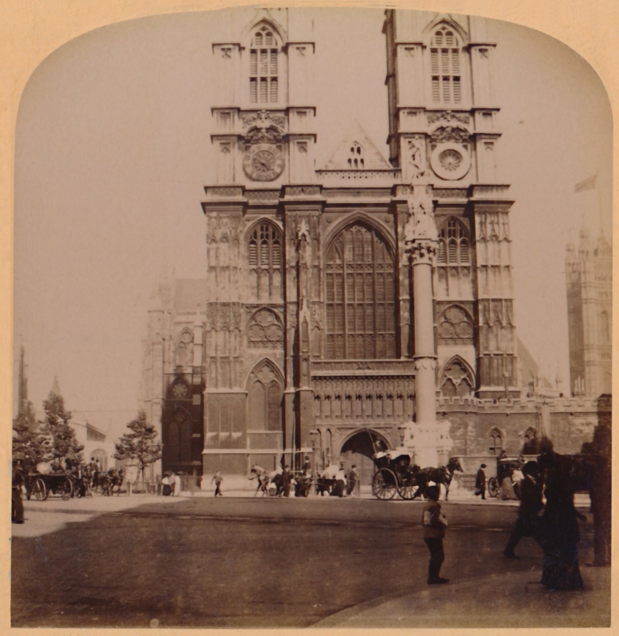 Westminsterské opatství, Londýn, Anglie, 1896. od Underwood and Underwood