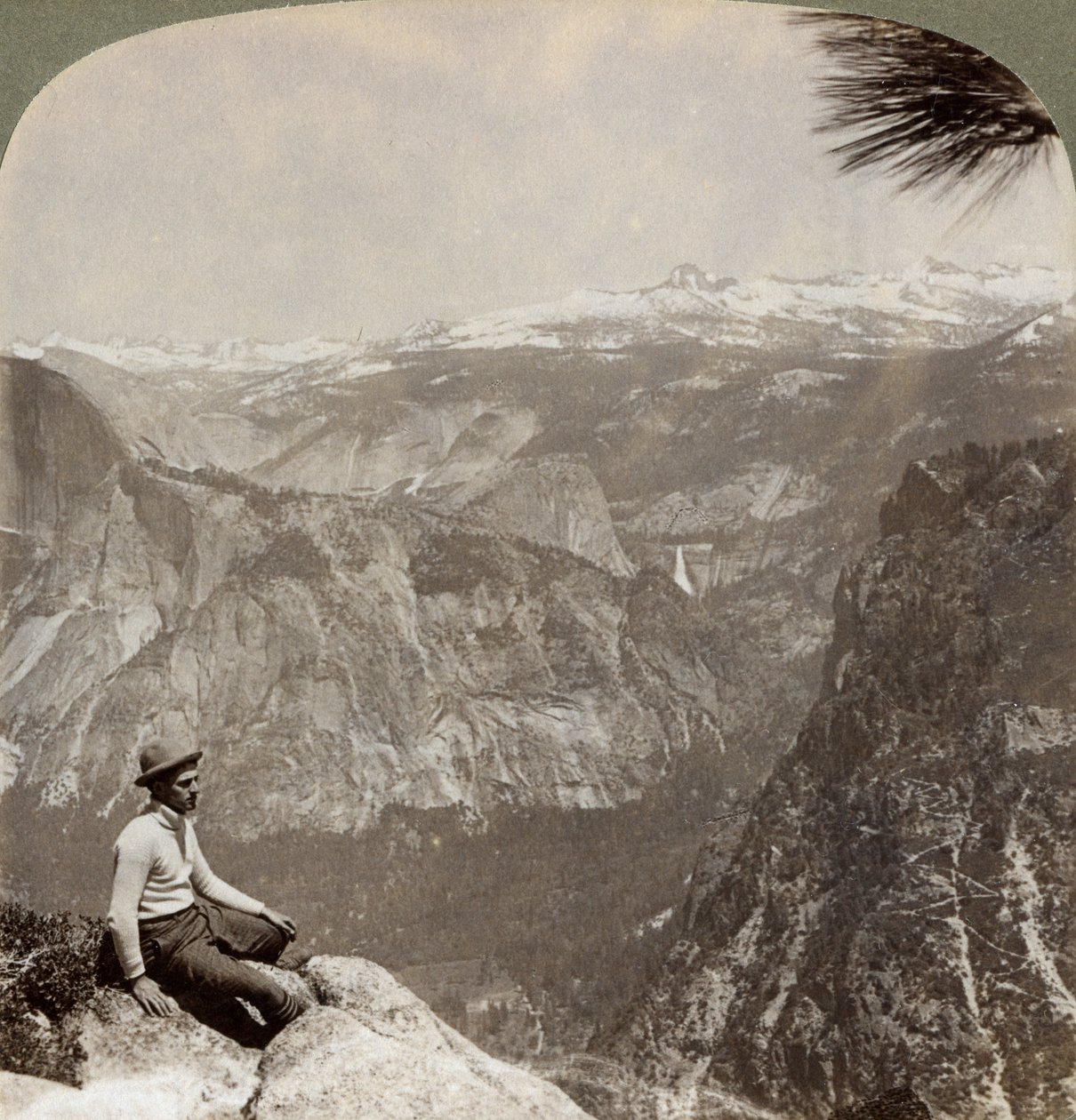 Yosemitské údolí, Kalifornie, USA, 1902 od Underwood and Underwood