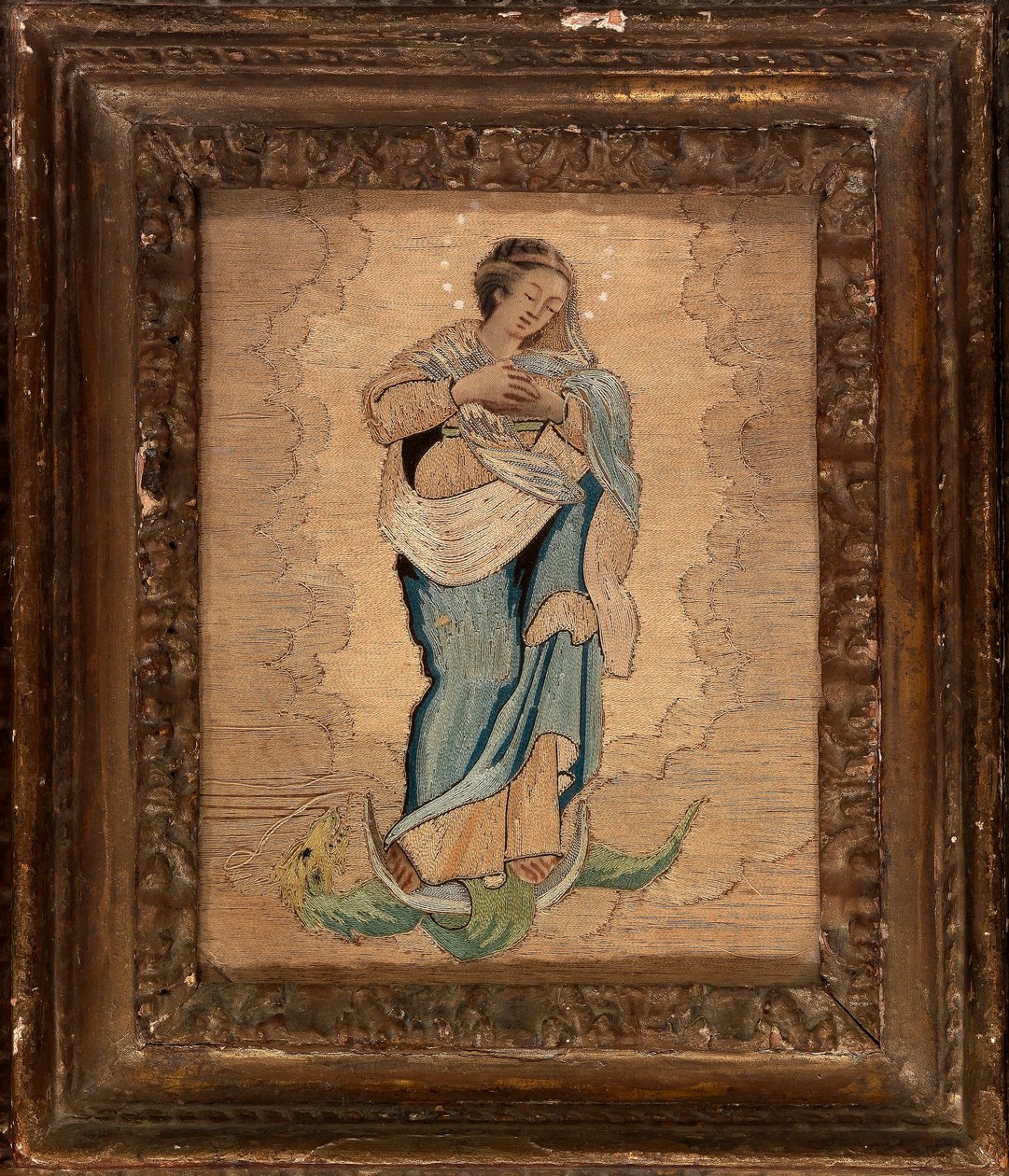 Koláž z látky Madonna od Unidentified