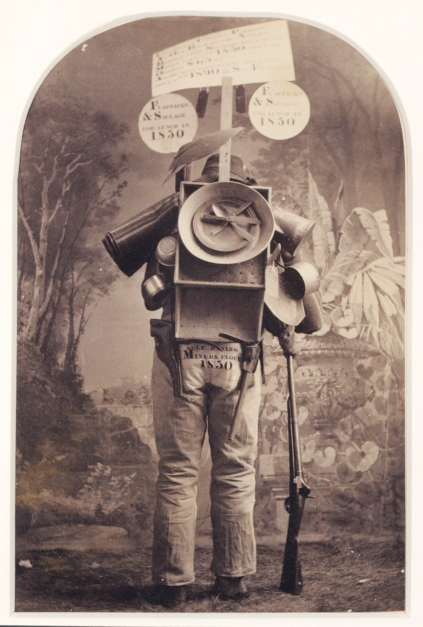 ["Forty-niner" Street Advertiser in Studio, San Francisco] od Unidentified