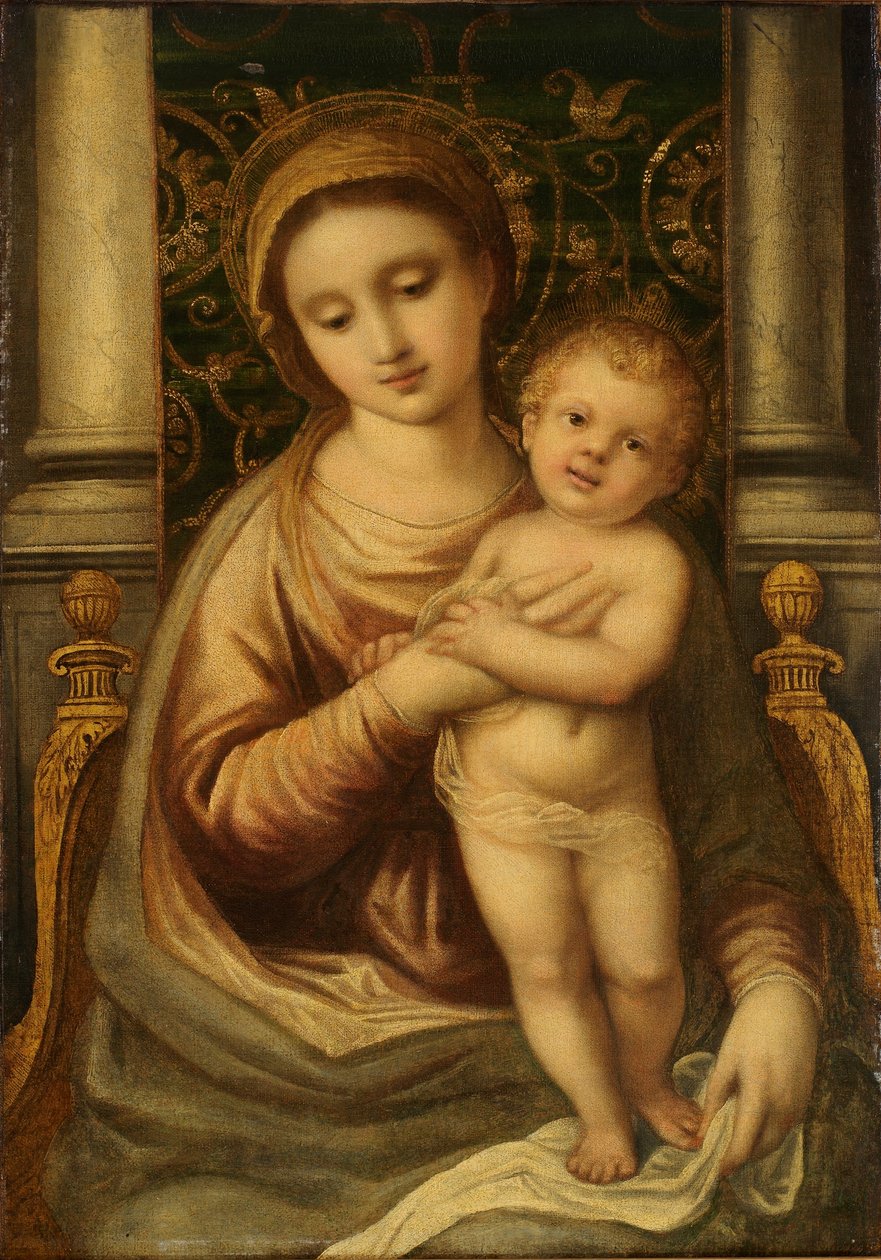 Madona s dítětem od Unidentified