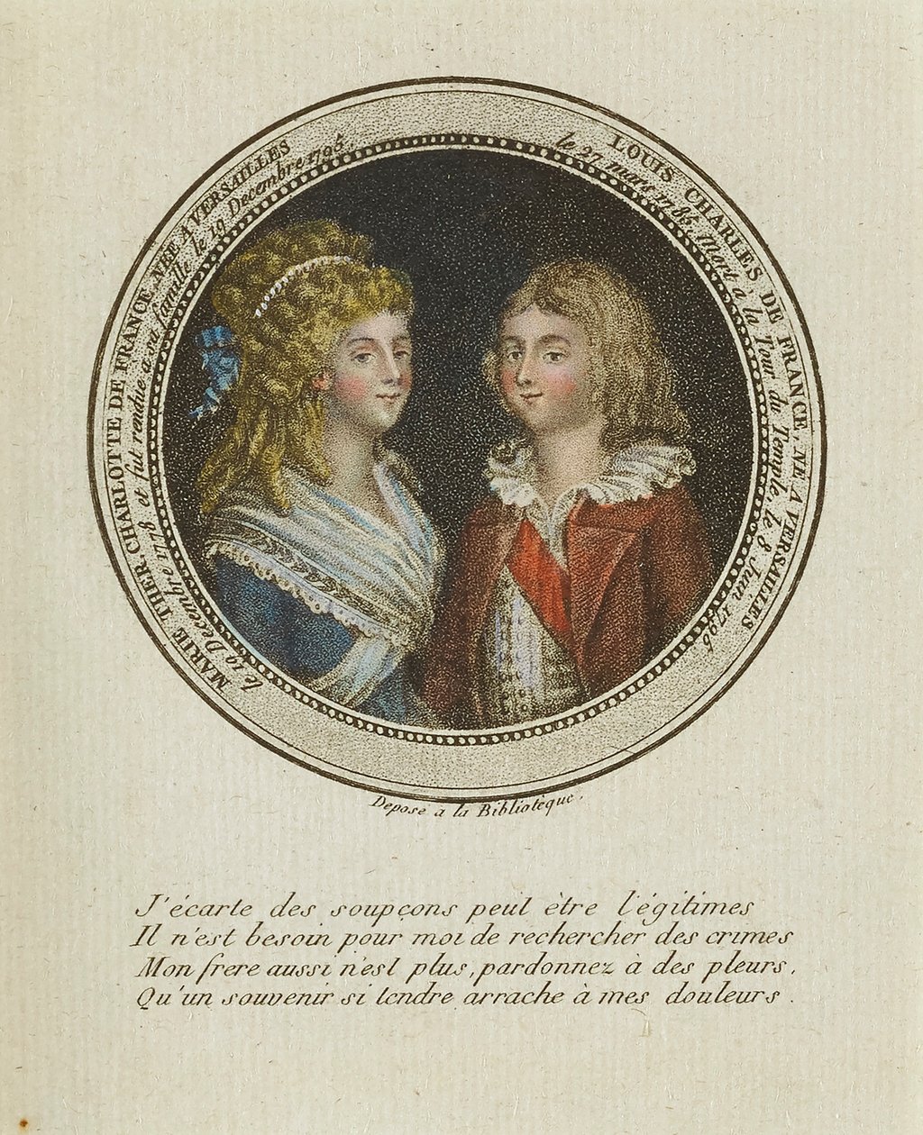 Marie Terezie Charlotte de France, Louis Charles de France od Unidentified