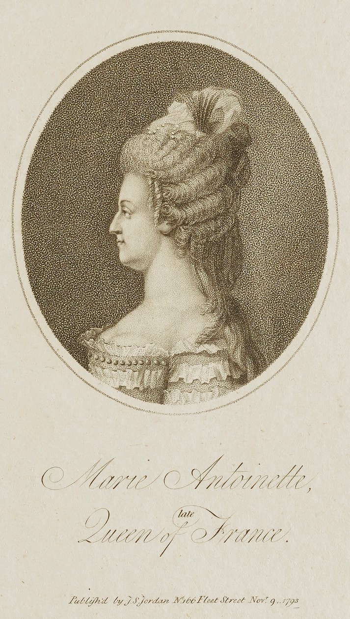 Marie Antoinetta, pozdější francouzská královna od Unidentified