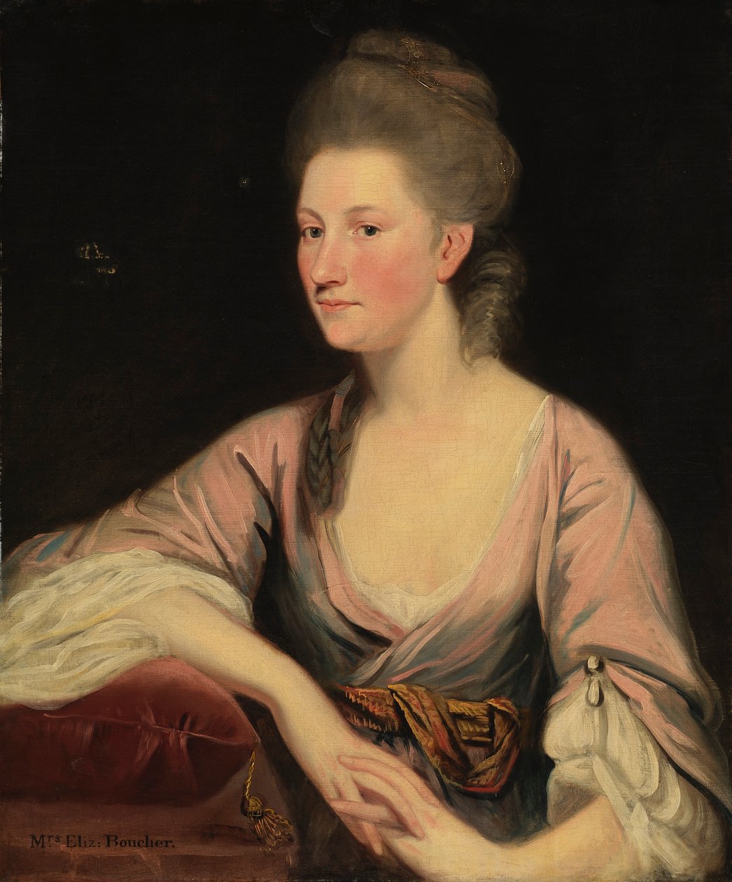 Portrét paní Elizabeth Boucherové od Unidentified