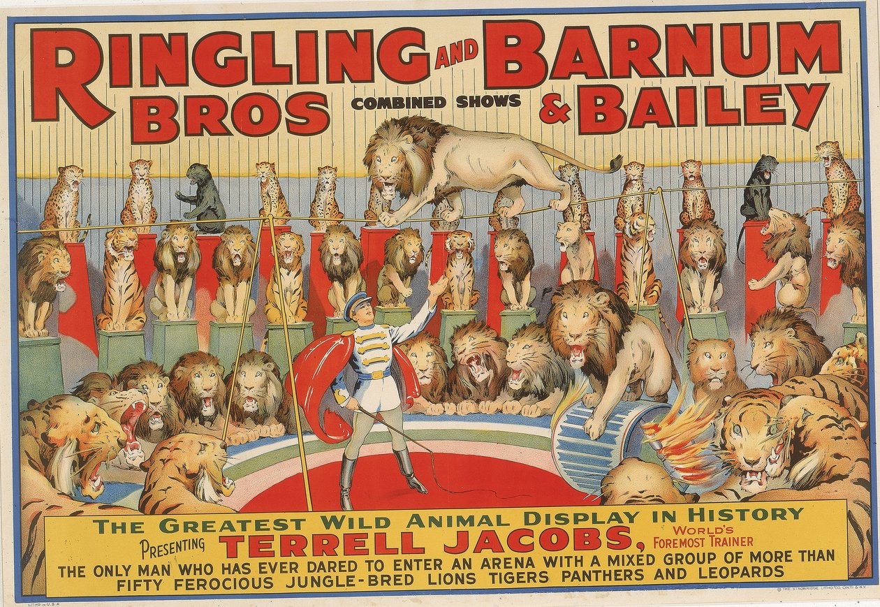 Kombinovaná show společností Ringling Bros. a Barnum  Bailey: Největší přehlídka divokých zvířat v historii od Unidentified