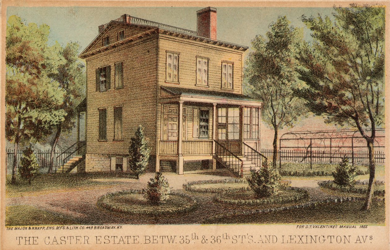 The Carter Estate mezi 35. a 36. ulicí a Lexington Avenue od Unidentified