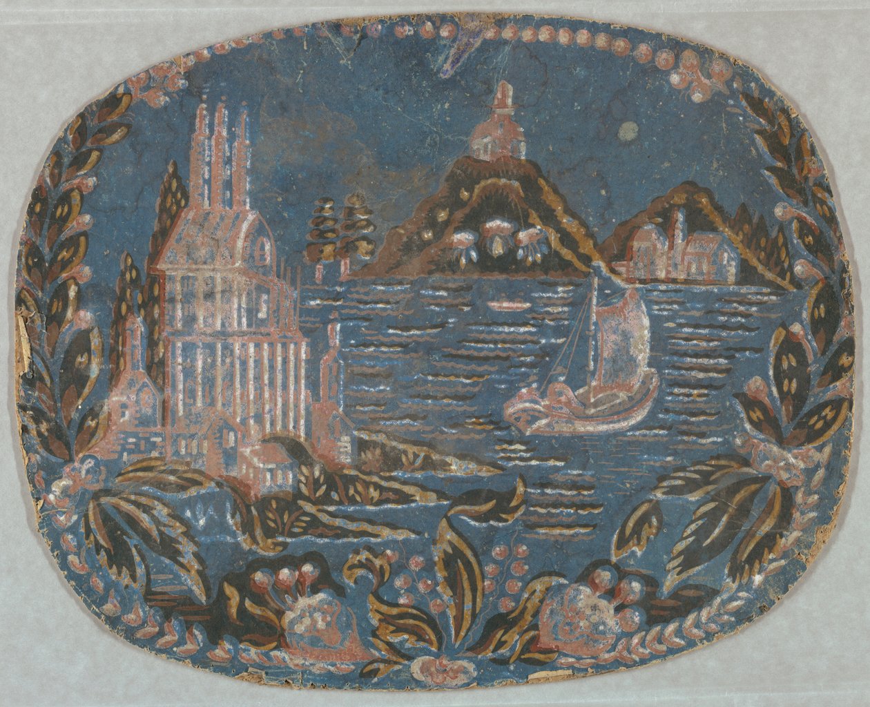 Bandbox Fragment (USA), 1830–60 od Unknown